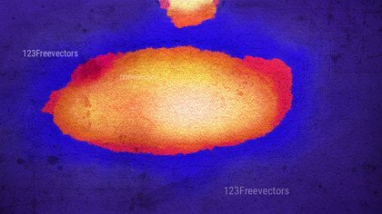 Blue and Orange Watercolor Background Graphic Image