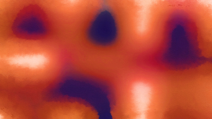 Blue and Orange Watercolor Background Texture Image