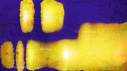 Blue and Yellow Distressed Watercolour Background
