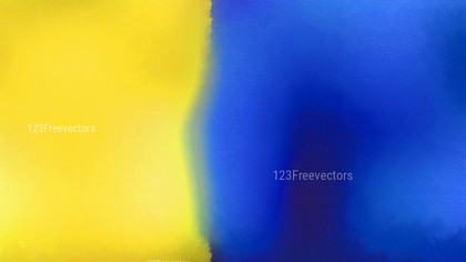 Blue and Yellow Grunge Watercolor Texture