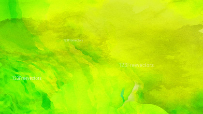 Green and Yellow Watercolor Background Texture
