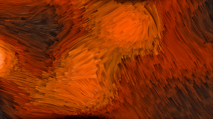 Orange and Brown Paint Background