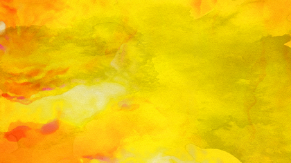 Orange and Yellow Watercolour Background Image