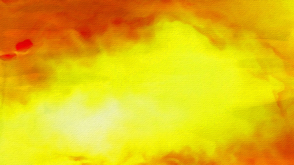 Orange and Yellow Watercolor Background Image