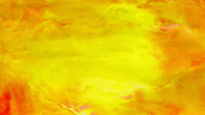 Orange and Yellow Watercolor Texture Image