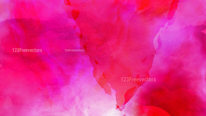 Pink and Red Grunge Watercolor Background
