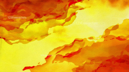 Red and Yellow Water Paint Background Image