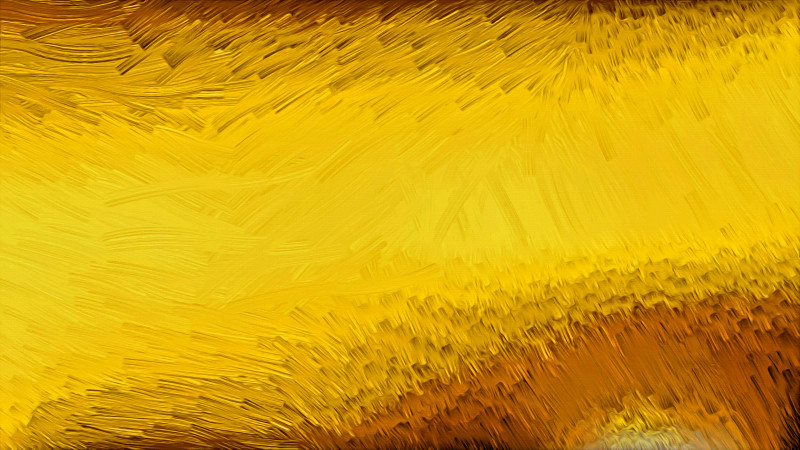 Yellow and Brown Paint Background