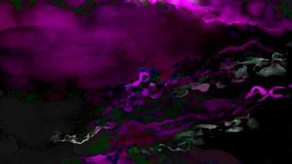 Black Purple and Green Water Color Background