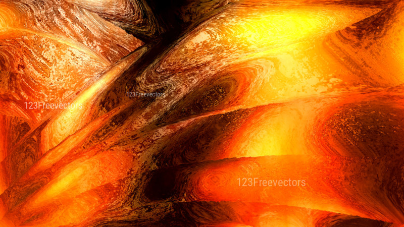 Abstract Black Red and Yellow Painting Texture Background Image