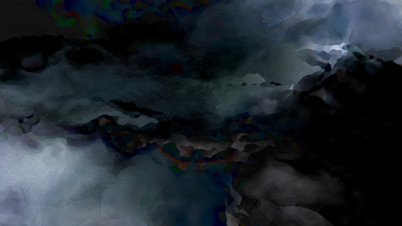 Blue Grey and Black Grunge Watercolor Texture Background