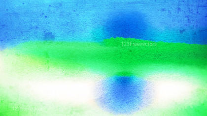 Blue Green and White Grunge Watercolour Background Image