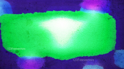 Blue Green and White Watercolor Background Design Image