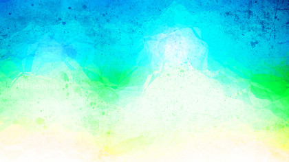 Blue Green and White Watercolor Background Image