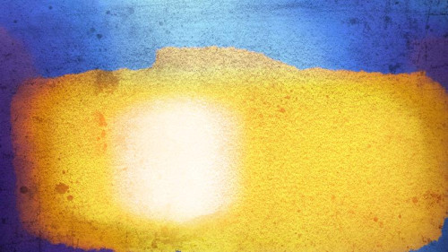 Blue Orange and White Watercolor Background Texture