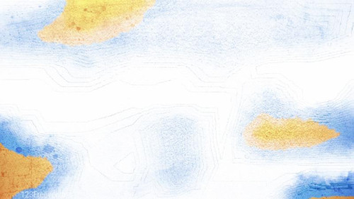 Blue Orange and White Watercolor Texture Background Image