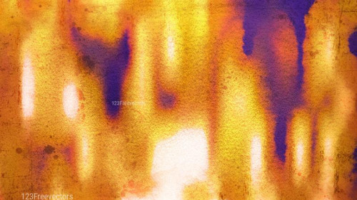 Blue Orange and White Watercolour Background