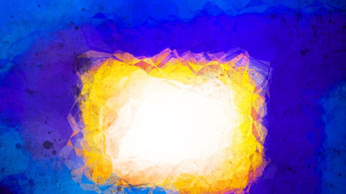 Blue Orange and White Distressed Watercolour Background