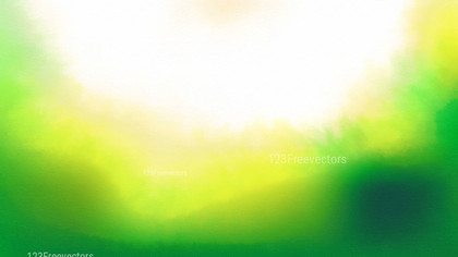 Green Yellow and White Watercolor Background Image