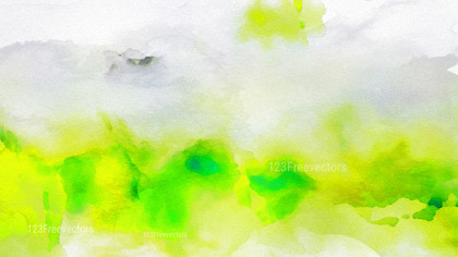Green Yellow and White Watercolor Texture Background Image