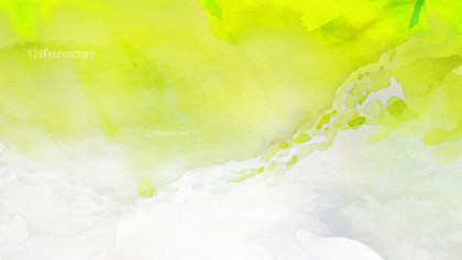 Green Yellow and White Watercolor Background Texture