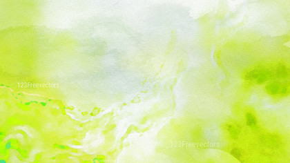 Green Yellow and White Watercolor Texture Image