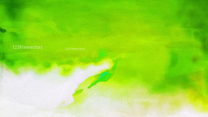 Green Yellow and White Watercolour Background