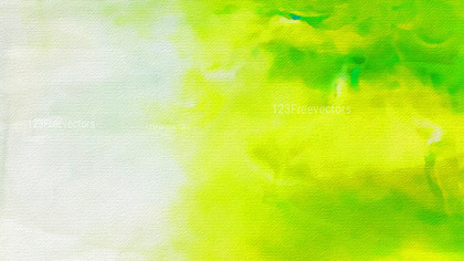Green Yellow and White Aquarelle Texture