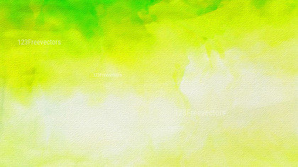 Green Yellow and White Watercolour Background Texture