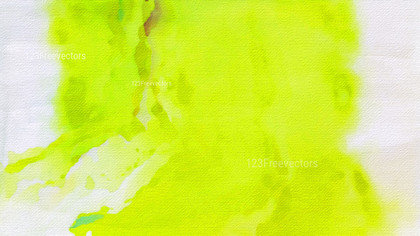 Green Yellow and White Water Paint Background