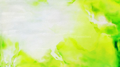 Green Yellow and White Distressed Watercolor Background