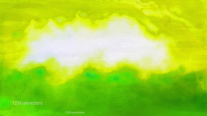 Green Yellow and White Distressed Watercolour Background