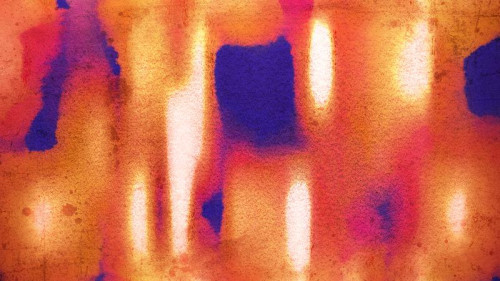 Purple Orange and White Water Paint Background