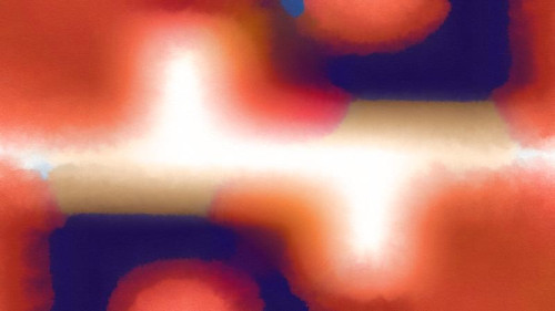 Purple Orange and White Grunge Watercolour Background