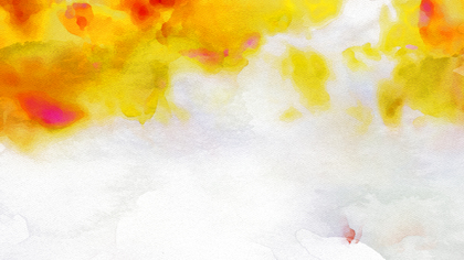 Red White and Yellow Watercolor Background Design Image