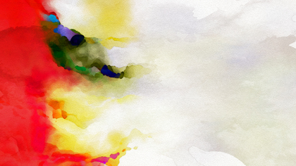 Red White and Yellow Watercolor Background Graphic Image