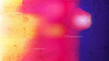Pink Blue and Orange Watercolor Background Graphic