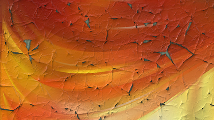 Orange Grunge Cracked Wall Background Image