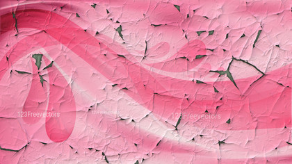 Pink Wall Crack Background Image