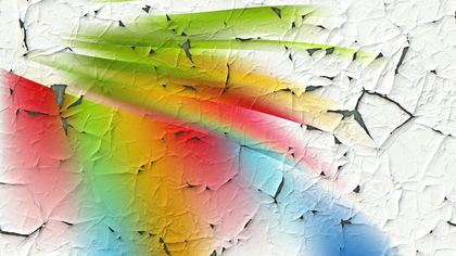 Colorful Cracked Wall Background