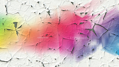 Colorful Cracked Wall Texture