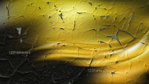 Black and Gold Cracked Paint Background