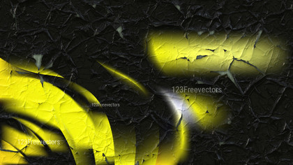 Cool Yellow Crack Background Texture