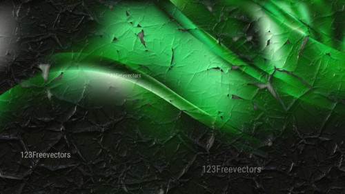 Green and Black Cracked Background