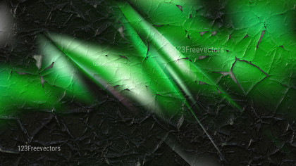 Green Black and White Cracked Grunge Background Image