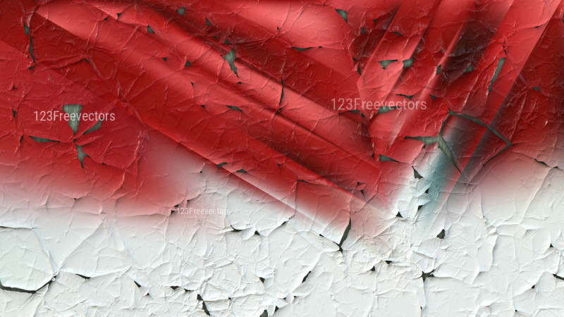 Red and Grey cracked Paint Texture Background
