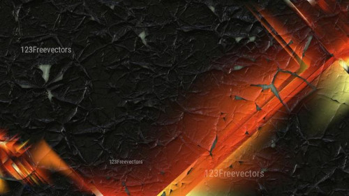 Black Red and Orange Cracked Grunge Wall Background