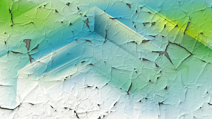 Blue Green and White Cracked Texture Background Image