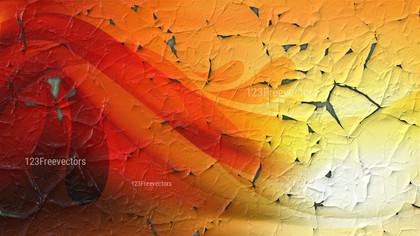 Red Orange and White Grunge Cracked Background Image