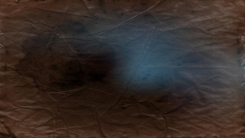 Blue and Brown Old Paper Background